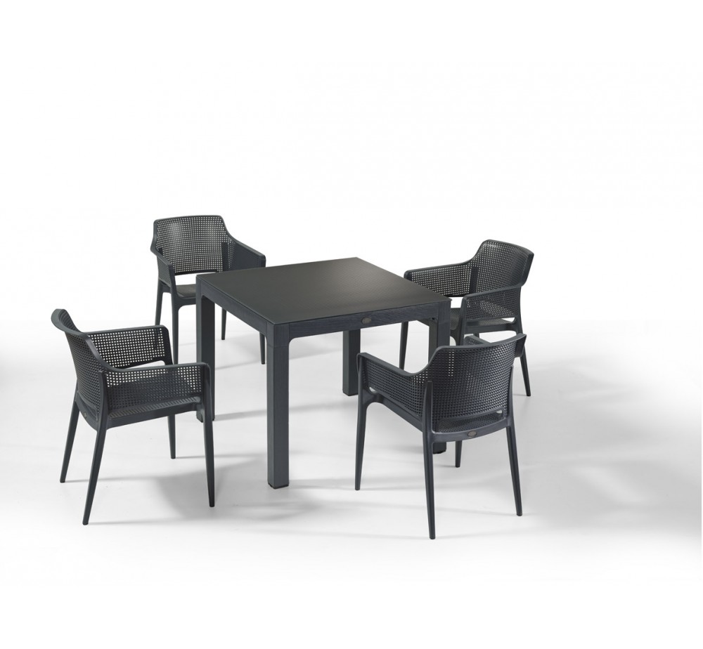 Boom τραπεζαρία 90x90 set 5τμχ