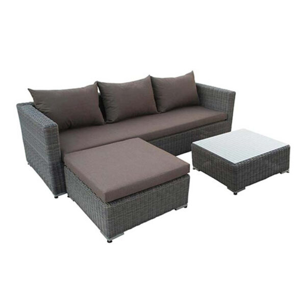 ΣΕΤ ΓΩΝΙΑ ΚΗΠΟΥ WICKER – RATTAN ARUBA