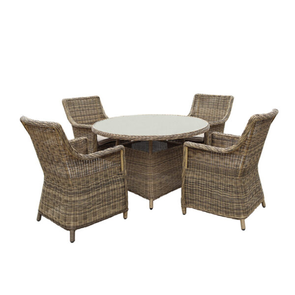 ΣΕΤ ΤΡΑΠΕΖΑΡΙΑ ΚΗΠΟΥ WICKER – RATTAN SANTA