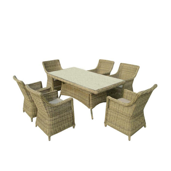 ΣΕΤ ΤΡΑΠΕΖΑΡΙΑ ΚΗΠΟΥ WICKER – RATTAN SANTA