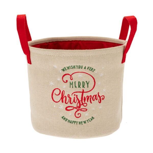 ΕΚΡΟΥ ΥΦΑΣΜΑΤΙΝΟ ΚΑΛΑΘΙ MERRY CHISTMAS