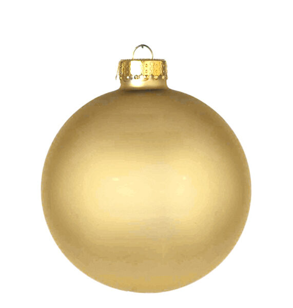 Χριστουγεννιίατικη Μπάλα Χρυσή Ματ 9cm