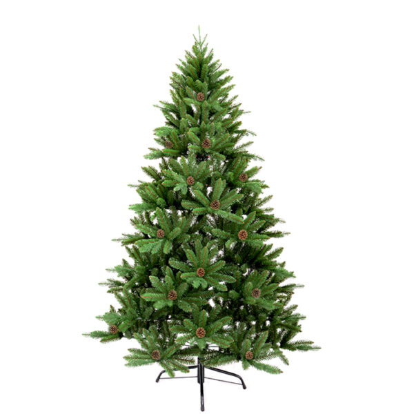 Χριστουγεννιάτικο Δέντρο SWISS PINE & κουκουνάρια 210cm