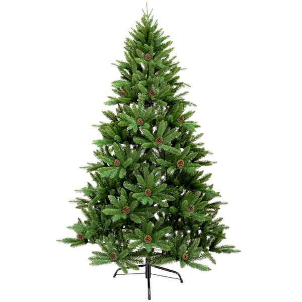 Χριστουγεννιάτικο Δέντρο SWISS PINE & κουκουνάρια 240cm