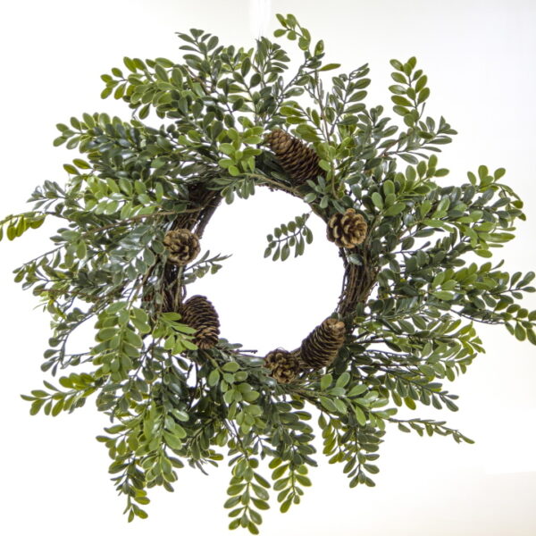 Στεφάνι plastic με φύλλα "Buxus"