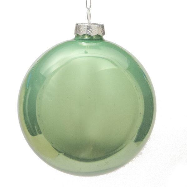 Glass Ball Pearl Green