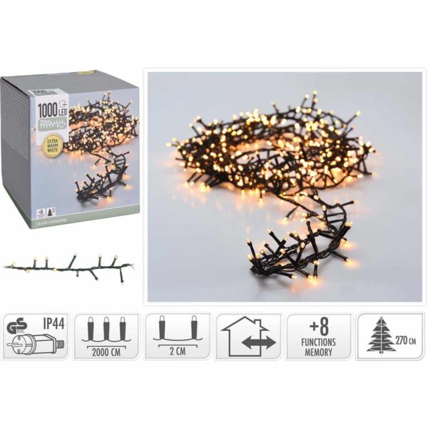 Λαμπάκια Microcluster EWW 1000LΕD