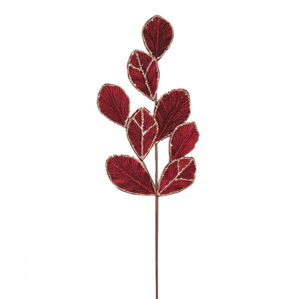 Magnolia leaf spray Burgundy