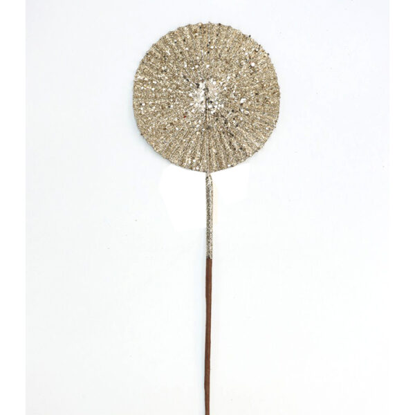 Coin beaded spray  Champagne