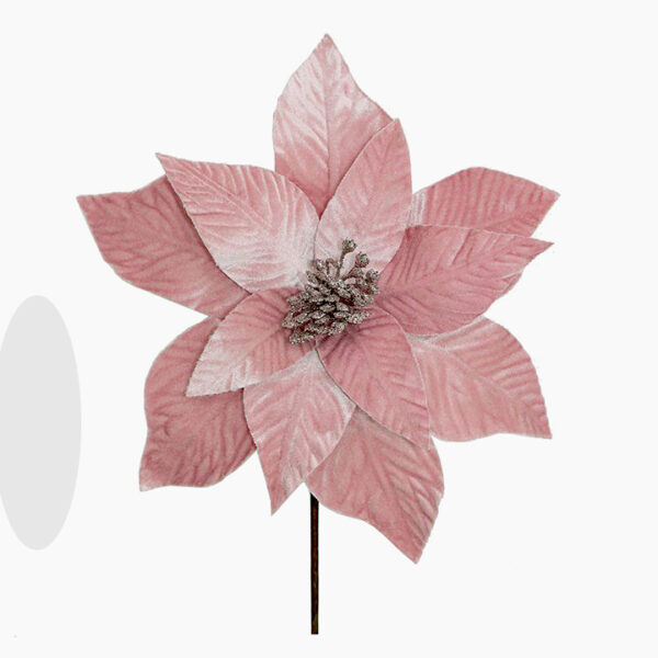 Velvet Poinsettia antique pink