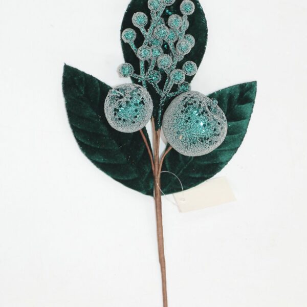 Beaded apple pick Emerald clr