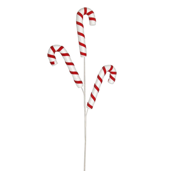 Candy cane spray White Red