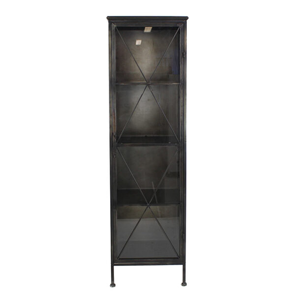 Vintage Μεταλλική Βιτρίνα