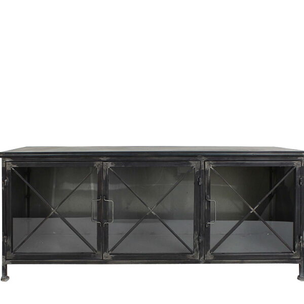 Vintage Μεταλλικό Χαμηλό Ερμάριο