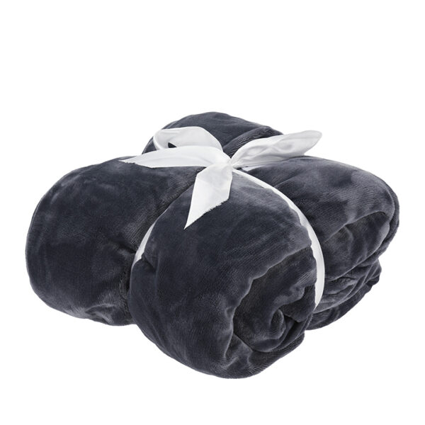 Ριχτάρι fleece & sheepskin γκρι χρ.170x130cm