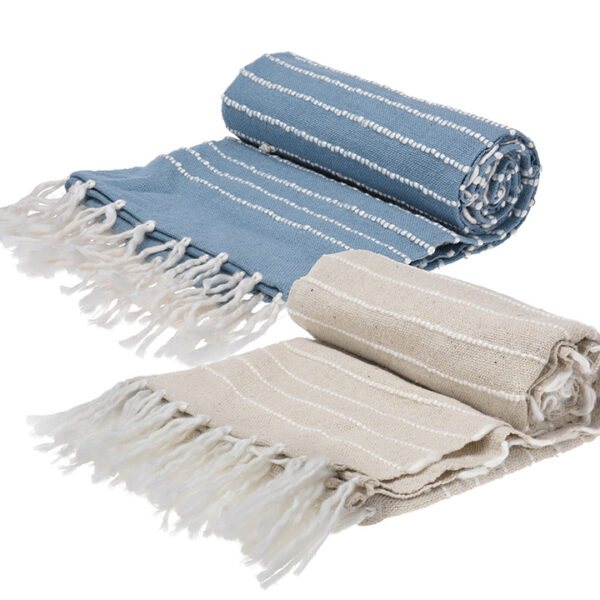 Ριχτάρι cotton με κρόσσι