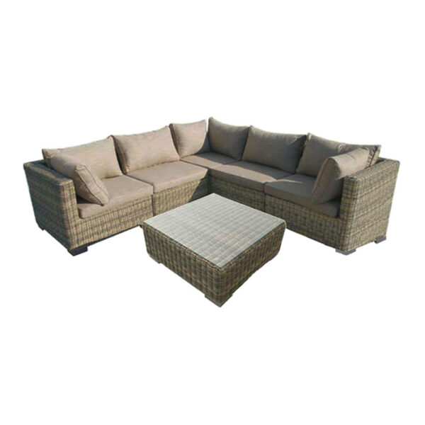 ΣΕΤ ΓΩΝΙΑ ΚΗΠΟΥ WICKER – RATTAN DAMINA