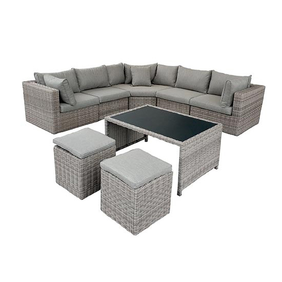 ΣΕΤ ΓΩΝΙΑ ΚΗΠΟΥ WICKER – RATTAN RACHEL