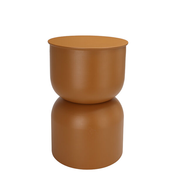 Side table "U" σε εκάι χρώμα διαμ.31cmx46cm