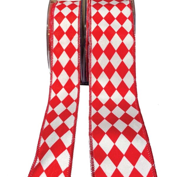 JK Home Décor - Ribbon Holland Velvet Backing Ravel in Red 4.3cm x 9m