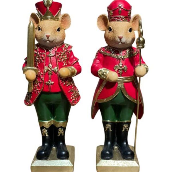 JK Home Décor - Bear Polyresin 8x25cm S/2