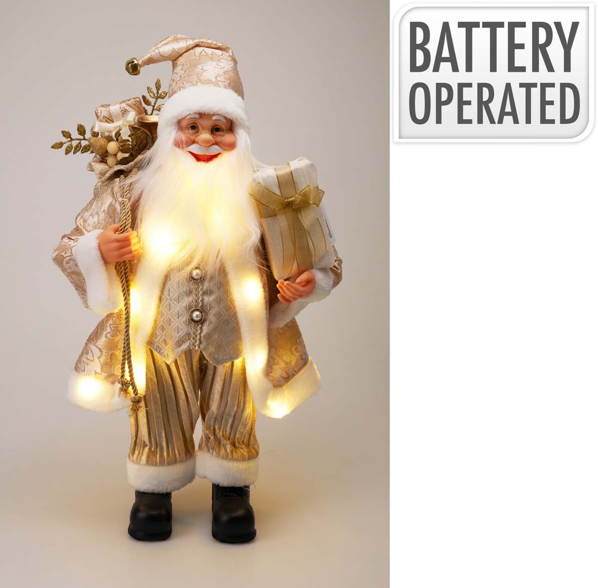 JK Home Décor - Santa Claus 114LED 30x60cm