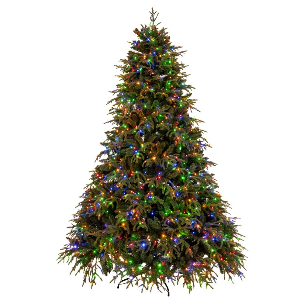 ΔΕΝΔΡΟ PRE LIT FRANKLIN FIR 210ΕΚ ΜΕ 1500 RGB LED ΛΕΥΚΑ & ΠΟΛΥΧΡΩΜΑ ΛΑΜΠΑΚΙΑ - Image 2