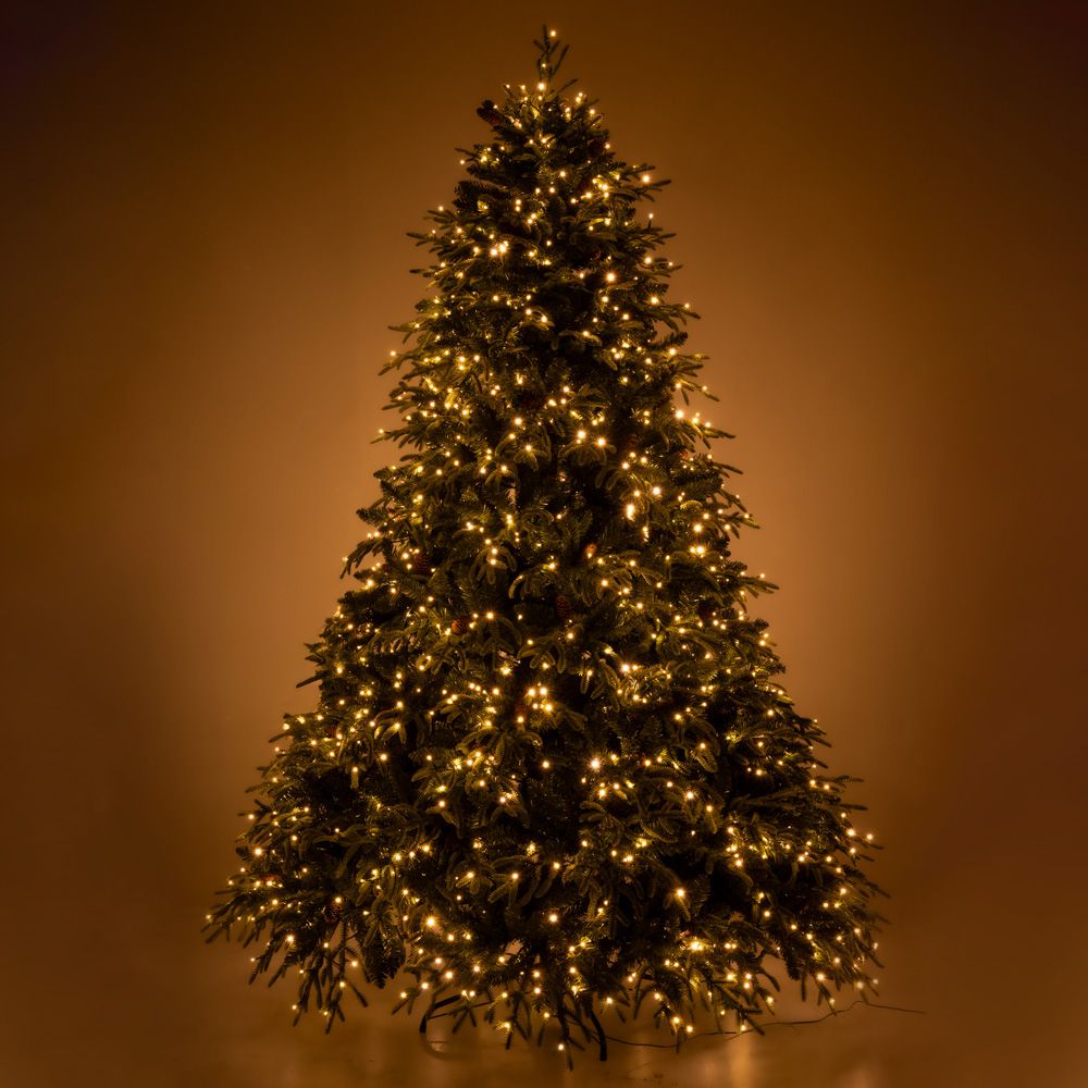 ΔΕΝΔΡΟ PRE LIT FRANKLIN FIR 210ΕΚ ΜΕ 1500 RGB LED ΛΕΥΚΑ & ΠΟΛΥΧΡΩΜΑ ΛΑΜΠΑΚΙΑ - Image 3