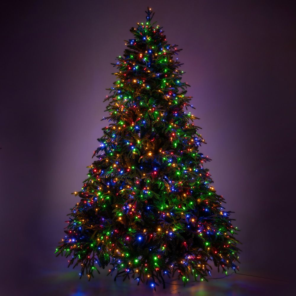 ΔΕΝΔΡΟ PRE LIT FRANKLIN FIR 210ΕΚ ΜΕ 1500 RGB LED ΛΕΥΚΑ & ΠΟΛΥΧΡΩΜΑ ΛΑΜΠΑΚΙΑ - Image 4