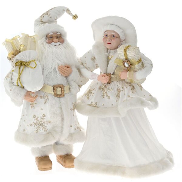 ΛΕΥΚΟ ΖΕΥΓΑΡΙ MR. & MRS SANTA 65EK ΣΕΤ/2