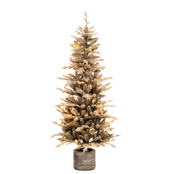 ΔΕΝΔΡΟ PRE LIT ICELAND POTTED FIR 150ΕΚ ΜΕ 100 RGB LED ΛΕΥΚΑ & ΠΟΛΥΧΡΩΜΑ ΛΑΜΠΑΚΙΑ